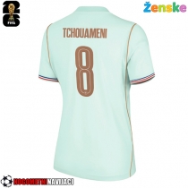 Ženske Nogometnih dresov Francija Aurelien Tchouameni #8 Gostujoči SP 2026 Kratki rokavi